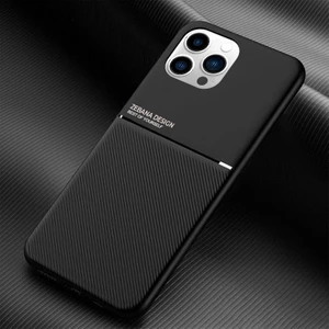 Apple iPhone 13 Pro Max Kılıf Zebana Design Silikon Kılıf Siyah