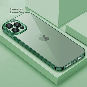Apple iPhone 12 Pro Kılıf Live Silikon Kılıf Yeşil