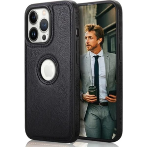 Apple iPhone 13 Pro Kılıf Zebana Business Deri Kılıf Siyah