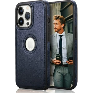 Apple iPhone 13 Pro Kılıf Zebana Business Deri Kılıf Lacivert