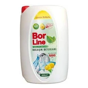 Yerli Üretim 4000 ml Sıvı Bulaşık Deterjanı Limon Kokulu