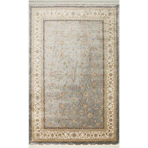 Eko Halı Isfahan İSF03GREY Cream Klasik Desenlere Sahip Yüksek Dokuma Sıklığı Ile Üretilen NATURAL120TARAK Ipek Halı
