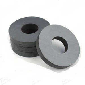 Dünya Magnet Mıknatıs 4 Adet 55 x 25 x 8 mm Ferrit Kömür Halka Mıknatıs Magnet