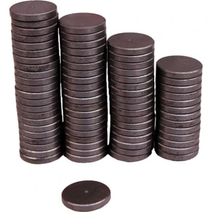 Dünya Magnet 50 Adet 12X3 Yuvarlak Mıknatıs, Nişan Sünnet Süsleme Mıknatısı
