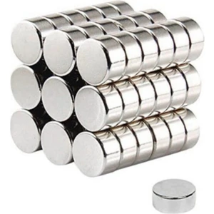 Dünya Magnet 2 Adet Neodyum Mıknatıs Yuvarlak D15X5 mm Deney Mıknatısı