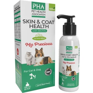 Skin&coat Health- Kedi ve Köpekler Için Biotin Katkılı Cilt ve Tüy Sağlığı Destekleyici 100ML