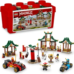 LEGO® NINJAGO® Yaratıcı Ninja Yapım Parçası Kutusu 71787 - 5 Yaş ve Üzeri Çocuklar için Araçlar, Dövüş Okulu ve Minifigürler İçeren Yaratıcı Oyuncak Yapım Seti (530 Parça)