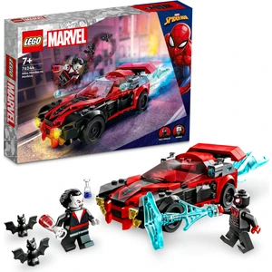 LEGO® Marvel Miles Morales Morbius'a Karşı 76244 - 7 Yaş ve Üzeri için Minifigür ve Araba İçeren Örümcek Adamlı Oyuncak Yapım Seti (220 Parça)