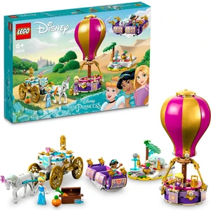 LEGO® | Disney Prensesin Büyülü Yolculuğu 43216 - 6 Yaş ve Üzeri Çocuk Çocuklar İçin Rapunzel, Yasemin ve Sindirella Minifigürü İçeren Eğlenceli Oyunlar Sunan Yaratıcı Oyuncak Yapım Seti (320 Parça)