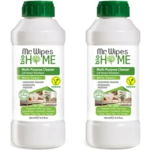 Mr. Wipes .  Konsantre Çok Amaçlı Temizleyici Beyaz Çiçek Kokulu 500 ml x 2 Adet