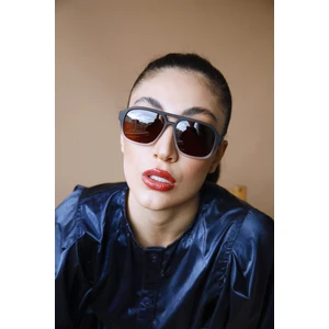 Bilge Karga Debbie Matt Black Clear Brown Güneş Gözlüğü