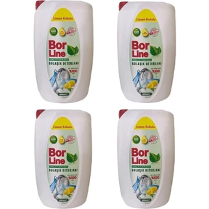 Bor Katkılı Sıvı Bulaşık Deterjanı 4 x 4 Lt Limon Kokulu