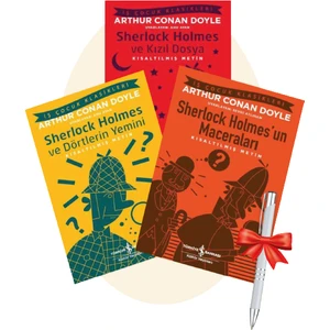 Sherlock Holmes Serisi-3 Kitap, Dörtlerin Yemini, Kızıl Dosya+ Titanic T. Kalem - Sir Arthur Conan Doyle