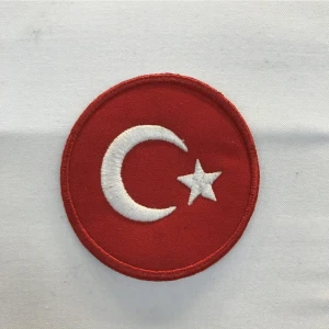 Nakış Türk Bayrak Nakış Işleme Arma Patch Peç
