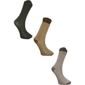 Erkek Çorap Jakarlı 3'lü Set