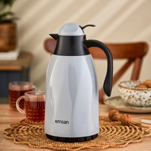 Sırça Termos 1.3 Litre Gri