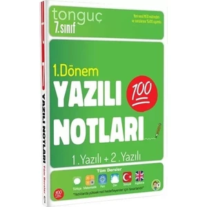 Tonguç Akademi 7. Sınıf Yazılı Notları 1. Dönem 1-2.yazılı