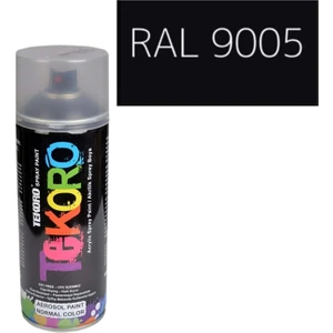 Sprey Boya Ral 9005 Jet Siyah Mat 400 ml