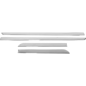 Alminox Oto Dacia Sandero Stepway Krom Yan Kapı Çıtası 2012 -2019 Paslanmaz Çelik