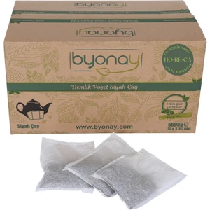 Ekonomik Demlik Poşet Siyah Çay 5000 gr (-/+ 30 Gr)X 167 ADET