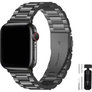 Kip GSM Apple Watch Uyumlu Kordon 38MM 40MM 41MM 42MM 44MM 45MM 49MM 1/2/3/4/5/6/se/7/8/ultra Metal Kordon Ayarlama Aparatlı