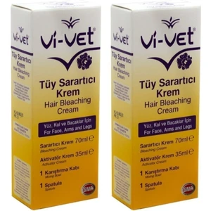Vi Vet Ağda Tüy Sarartıcı Krem 70-35 ml x 2 Adet