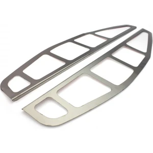 Alminox Oto Fiat Doblo Krom Stop Çerçevesi 2000-2006 Arası P. Çelik