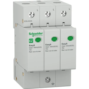 Schneider 20KA 3 Kutuplu Parafudr T2 3 Kutuplu 20KA 400V EZ9L33345