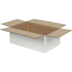 Koli Kolay 25x15x10 cm Tek Oluklu Koli Beyaz 10 Adet