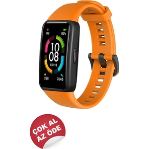 Huawei Band 6 ve Honor Band 6 Uyumlu Soft Silikon Kordonu