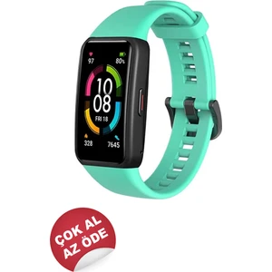 Huawei Band 6 ve Honor Band 6 Uyumlu Soft Silikon Kordonu