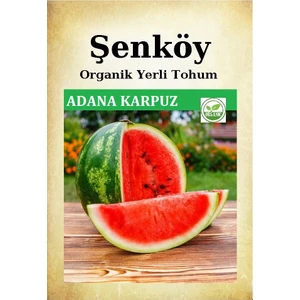 Yerli Adana Karpuz Tohumu Doğal Ata Tohum Pakette 5 gr 100 Tohum ve Sebze Tohumu