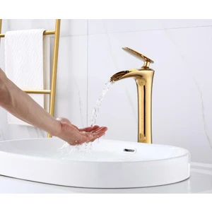 Hesaplı Çarşım Gold Çanak Yeni Şelale Lavabo Bataryası