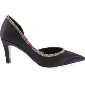 1328 Kadın Transparan Detayli Stiletto