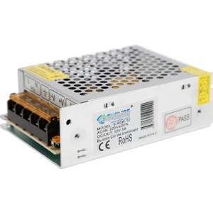 Ata Elektronik 12v 5ah - 12 Volt 5 Amper 60w Metal Kasa Adaptör 12 Volt 60 Watt 5 Amper Smps Adaptör Trafo Tırafo