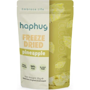 HapHug Freeze Dried (Dondurularak Kurutulmuş) Ananas - Freeze Dry Meyve Kurusu 25gr