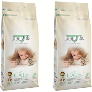 Bonacibo Kuzu Etli Yetişkin Kedi Maması 2 kg x 2 Paket Toplam 4 4 kg