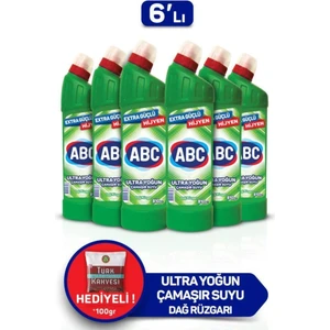 Abc Dağ Rüzgarı Ultra Çamaşır Suyu 810 gr 6'lı