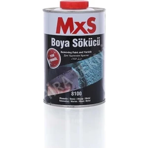 MXS Boya Sökücü Yeni Formül 1000 gr Metal Ahşap Oto ve Deniz Yüzeylerine Uygun Kırmızı Kapaklı