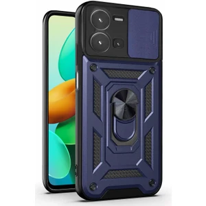 Vivo Y35 Kılıf Impact Resistant Lacivert