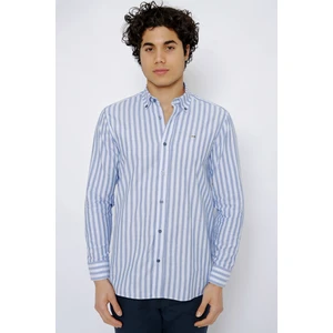 U.S. Polo Assn. G081SZ004 Cesar 1461919 U.S. Polo Assn. Erkek Mavi Gömlek