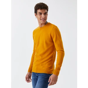 LF2030179 Loft Erkek Kazak Mustard