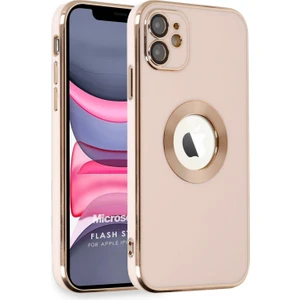 Apple iPhone 11 Kılıf Flash Stamp Rose Gold