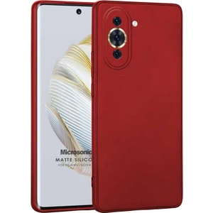 Matte Silicone Huawei Nova 10 Kılıf Kırmızı