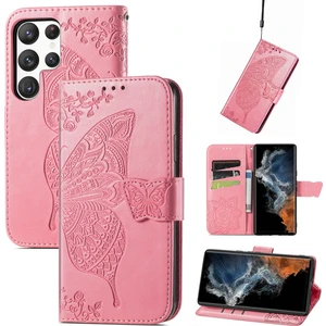 Shin-Wo Samsung Galaxy Z Fold4 Için Flip Cüzdan Kılıfı Kelebek Baskılı Flip Deri Kılıf (Yurt Dışından)