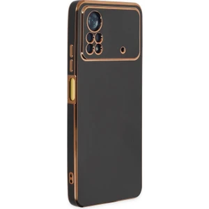 Xiaomi Poco X4 Pro 5g Kılıf Olive Plated Siyah