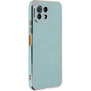 Xiaomi Mi 11 Lite Kılıf Olive Plated Yeşil