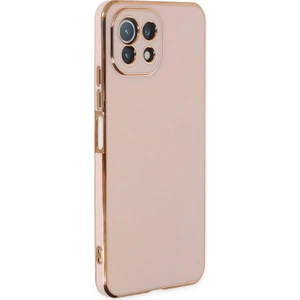 Xiaomi Mi 11 Lite Kılıf Olive Plated Pembe