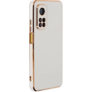 Xiaomi Mi 10T Pro Kılıf Olive Plated Beyaz