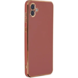 Samsung Galaxy A04 Kılıf Olive Plated Kırmızı
